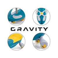Gyerek gravitációs egyensúlyozó bicikli Gravity Milly Mally green yellow