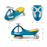 Gyerek gravitációs egyensúlyozó bicikli Gravity Milly Mally green yellow