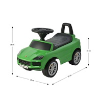 Gyerek futóbicikli Milly Mally Porsche Cayenne S green