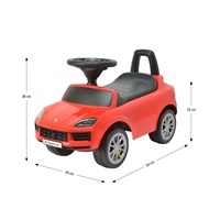 Gyerek futóbicikli Milly Mally Porsche Cayenne S red