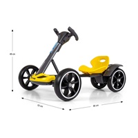 Elektromos gokart GOKART BOLT Milly Mally yellow