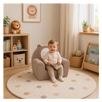 Gyermek fotel kordbársony New Baby Oroszlán