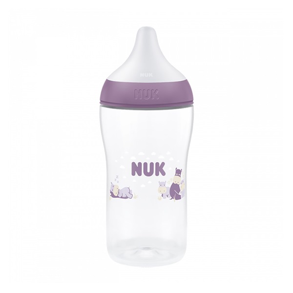 NUK Perfect Match cumisüveg hőmérséklet-szabályozással, Hippo 260 ml