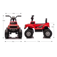Elektromos négykerekű Milly Mally Ford F-150 Raptor red