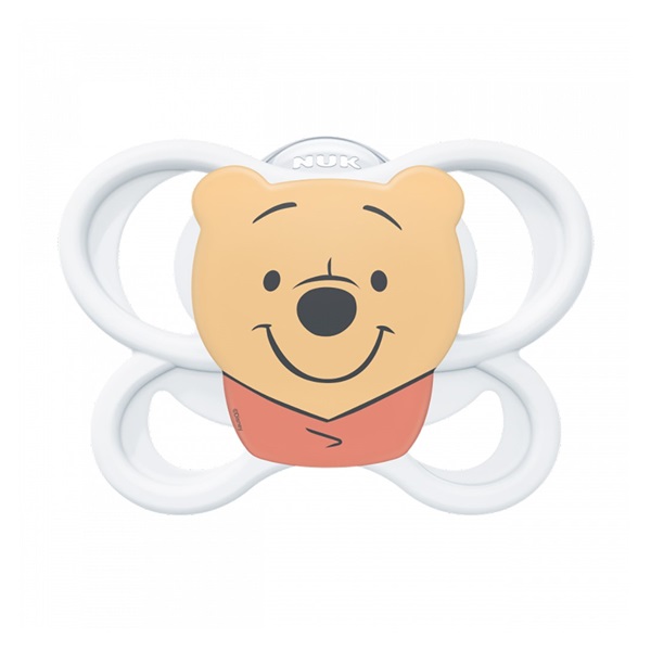 Baba cumi NUK Perfect Match Air Disney Maci Pu 0–6 hónapos white