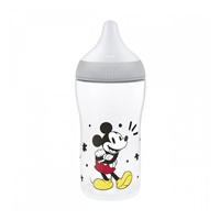 NUK Perfect Match cumisüveg hőmérséklet-szabályozással, Disney Mickey 260 ml grey