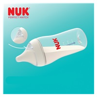 NUK Perfect Match cumisüveg hőmérséklet-szabályozással, Disney Mickey 260 ml grey