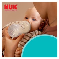 NUK Perfect Match cumisüveg hőmérséklet-szabályozással, Disney Mickey 260 ml grey