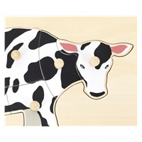 Gyermek fa puzzle Viga Cow