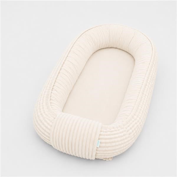 Babafészek kisbabák számára New Baby Teddy kordbársony cream