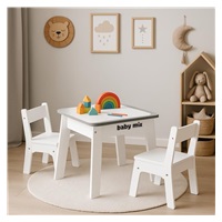 Gyerekasztal és szék Baby mix Leaf Grey (Sérült csomagolás)