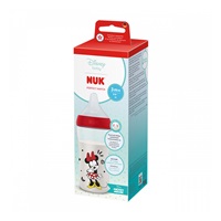 NUK Perfect Match cumisüveg hőmérséklet-szabályozással, Disney Disney Minnie 260 ml red