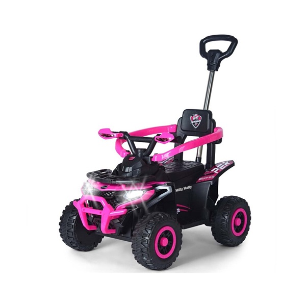 Elektromos négykerekű 2 az 1-ben Milly Mally Star ATV pink