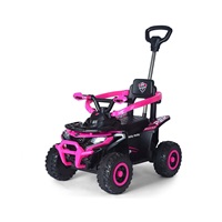 Elektromos négykerekű 2 az 1-ben Milly Mally Star ATV pink
