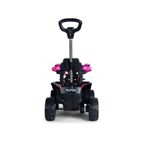 Elektromos négykerekű 2 az 1-ben Milly Mally Star ATV pink
