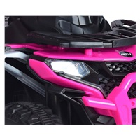 Elektromos négykerekű 2 az 1-ben Milly Mally Star ATV pink