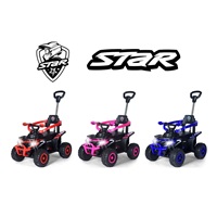 Elektromos négykerekű 2 az 1-ben Milly Mally Star ATV pink