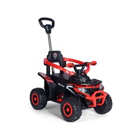 Elektromos négykerekű 2 az 1-ben Milly Mally Star ATV red