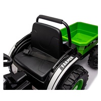 Elektromos vontató pótkocsival Milly Mally Farmer zöld