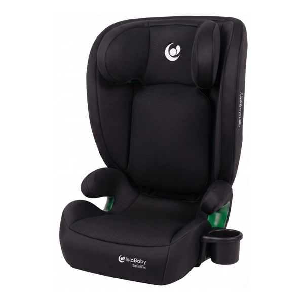 IslaBaby SafiroFix i-Size – autósülés 100–150 cm, 15–36 kg, ISOFIX rendszerrel | Mesh Black