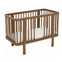 Gyermek ovális babaágy New Baby Klára dió színű