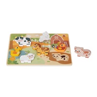 Fa farm puzzle állatokkal