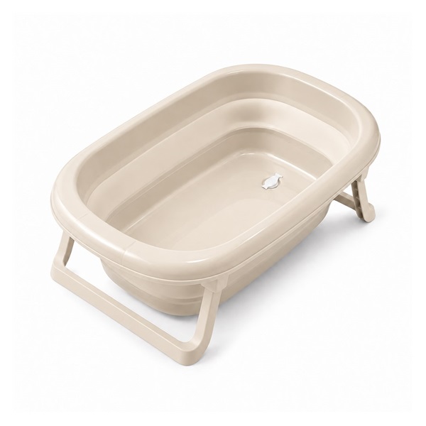 Összecsukható műanyag babakád Tega Baby light beige