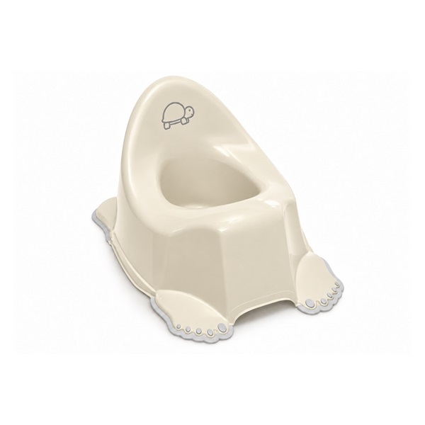 Zenélő gyerek csúszásmentes bili  Turtle light beige