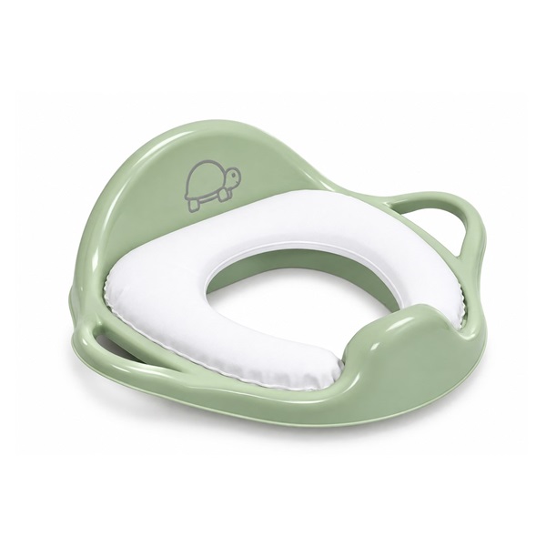 Gyermek WC ülőke puha Turtle light green