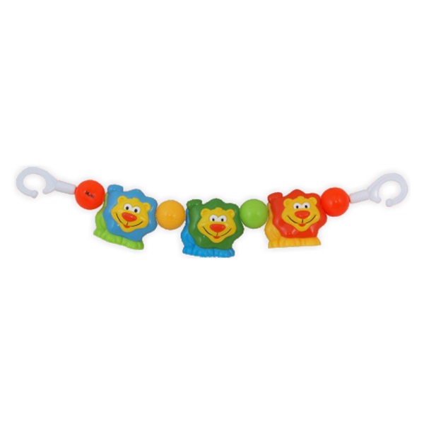 Csörgő babakocsi lánc Baby Mix oroszlán