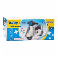 Gyerek zenélős jármű motor Baby Mix Scooter kék