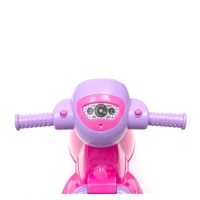 Gyerek zenélős jármű motor Baby Mix Scooter rózsaszín