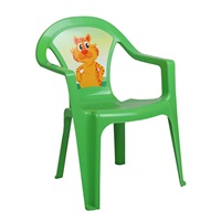 Gyerek kerti bútor- műanyag szék zöld