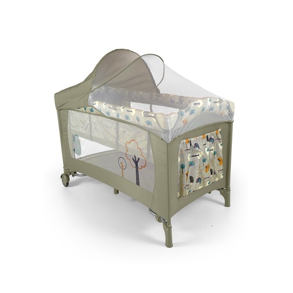 Utazóágy Milly Mally Mirage Deluxe grey bird