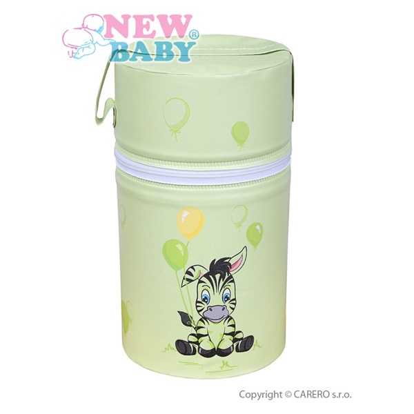 Termotáska Mini New Baby Zebra zöld